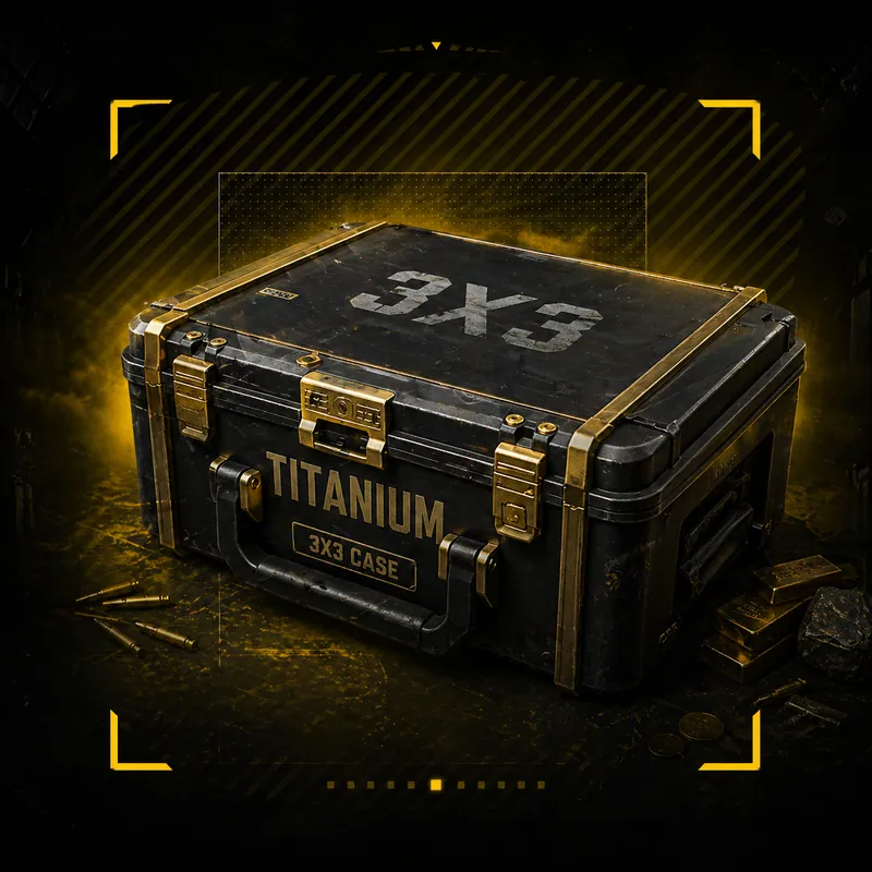 Titanium 3x3 Case